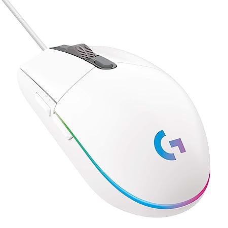 Logitech G102 LIGHTSYNC RGB Wired Gaming Mouse - White