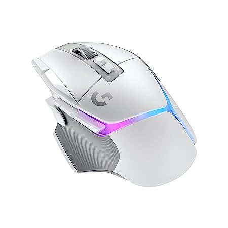 Logitech G502 X Lightspeed Plus Wireless RGB Gaming Mouse - White
