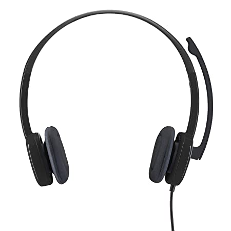 Logitech H151 Wired On Ear Headphones With Mic (Black)