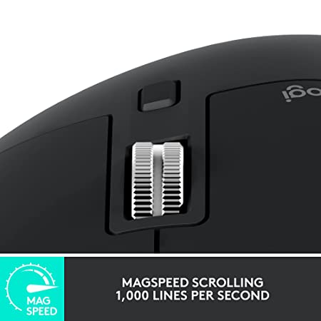 Logitech MX Master 3S - Wireless Performance Mouse with Ultra-Fast Scrolling - Graphite