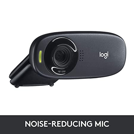 Logitech C310 Digital HD Webcam with Widescreen HD Video Calling, HD Light Correction, Noise-Reducing Mic, for Skype, FaceTime, Hangouts, WebEx, PC/Mac/Laptop/MacBook/Tablet