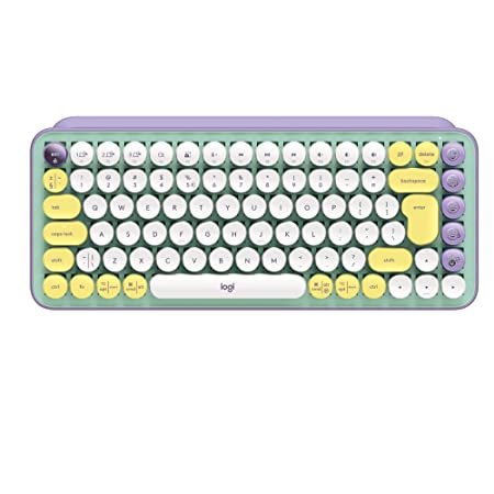 Logitech POP Keys Mechanical Wireless Keyboard - Daydream