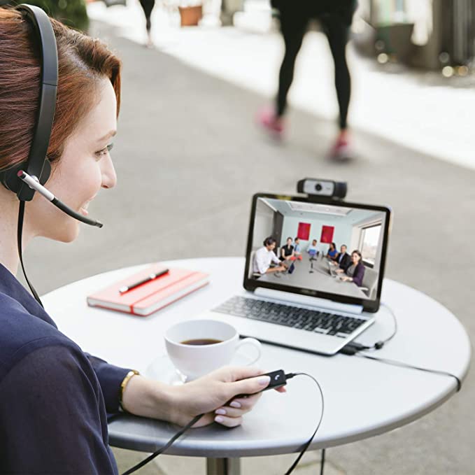 Logitech headset skype online for business