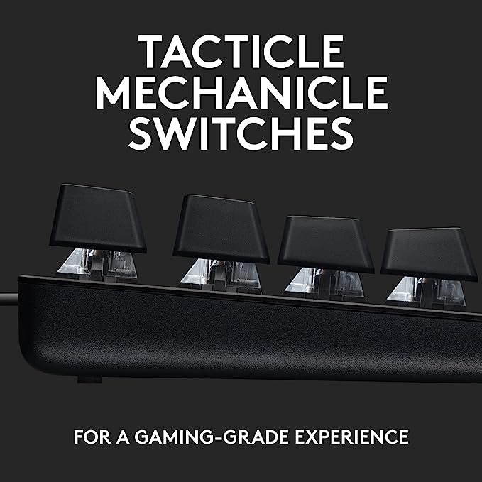 Logitech G413 TKL SE Wired Mechanical Gaming Keyboard - Black
