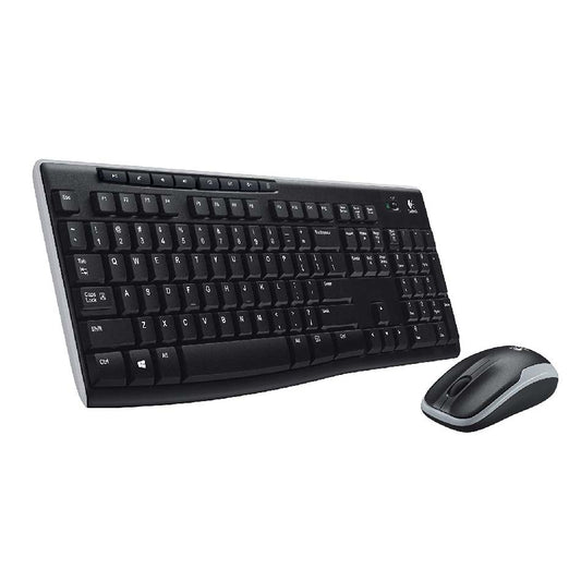 Logitech MK270r Wireless Combo Keyboard  (Black)